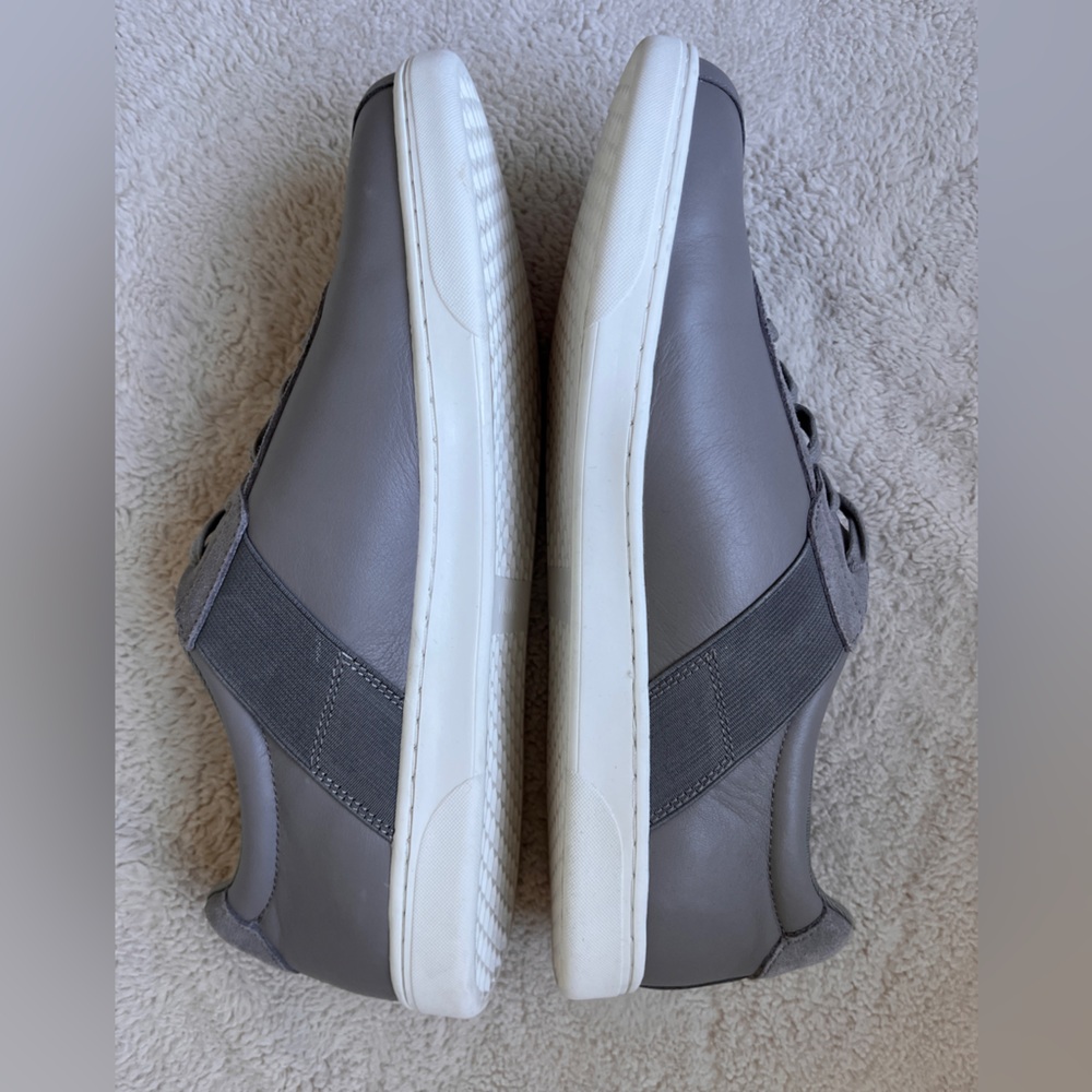 Vionic Light Gray Lono Casual Leather Sneakers Men Size 10 - Picture 4 of 8